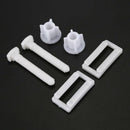 2pcs DIY Plastic Toilet Seat Screws Fixings Fit Toilet Seats Hinges Repair  Q9N3