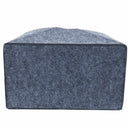 2 pieces felt basket for firewood, firewood basket, oval shape, with two ha