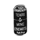 Enamel Black Brooch Pin Gift Shirt Collar Lapel Corsage Pin Jackets Jewelry FT