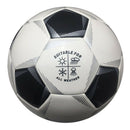 Official Size 4 Kids Football Soccer Ball for Unisex Boys Girls White