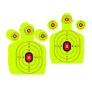10x Adhesive Shooting Targets Reactive Splatter Paper Target Stickers Paper