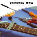 Guitar Fret Crowing File with 3 Size Edges Guitar Polishing Repairing Tools