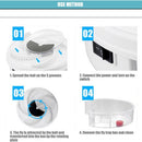 New Electric Fly Trap Device with Trapping Food White USB Cable Insect Kill