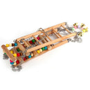 Parrots Toys Bird Swing Exercise Climbing Hanging Ladder Bridge Wooden Rain D3M7