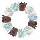 150 Pieces Tulip Baking Cups Cupcake Muffin Liners Wrappers for Parties Wed