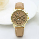 Fashion Women Casual Watch Cat Dial Leather Analog Quartz Wrist Watches EIT KID