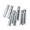 8 Pieces Sturdy 35mm Steel Roller Skate Spikes Nail Screws With 8 Pieces Bushing