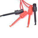 2pcs Multimeter electrical testing dual smd IC test hook lead cable 1M JR
