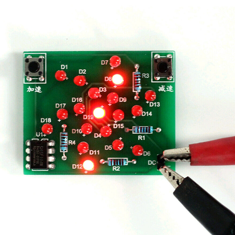 Electronic Winmill Funny DIY PCB Board and Parts Kit for Practice DIY DC 5V Kit