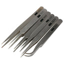 6pcs Industrial Tweezer Maintenance Repair Tool Kit TS10-15