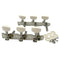 2pcs Aoustic Guitar String Tuning Pegs Keys Beige Button for Guitar Parts