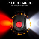 Skywolfeye LED Flashlight T6 COB 360 Degree Rotation Torch with Battery