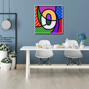 30x30cm Diamond Painting Colorful Number 0 Full Round Drill Cross Stitch