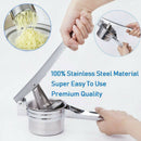 Stainless Steel Potato Ricer Masher Fruit Juicer Masher Strainer Garlic Pre JR