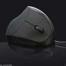 Wired Ergonomic Vertical Optical USB Mouse Wrist Healing for Laptop PC