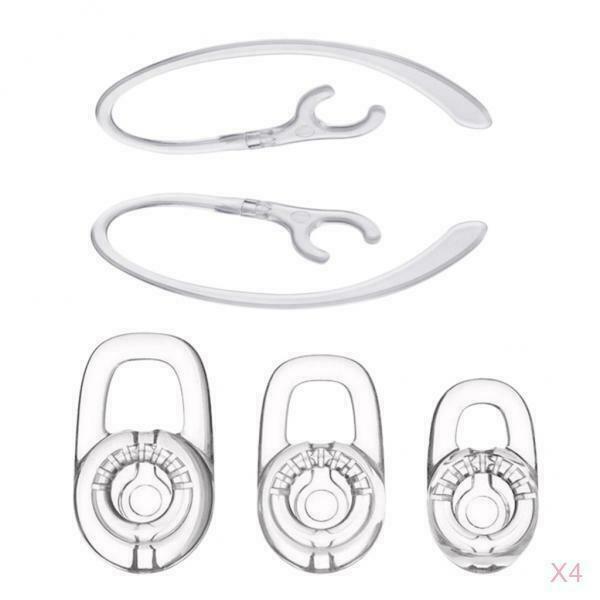 20x Silicone Earbuds Ear Hooks Tips for Plantronics M90 M180 M925 M166 M50