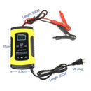 12V LCD Display Smart Car Motorcycle Battery Charger Auto Pulse Repair US A