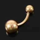 6 Pcs TITANIUM BELLY Button navel rings Banana Bar Body Piercing Jewelry