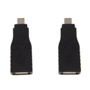 2pcs USB 2.0 Female to Mini Male + USB Female to Micro USB Male Adapter Con
