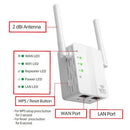 Wireless 300Mbps Wifi Repeater Router 2.4G 5 Working Modes For Home  EU