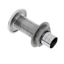 3/5 Inch Stainless Steel Covered Thru-Hull Bilge Pump Hose Fitting for Boat
