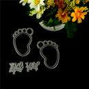Lovely Baby Foot Cutting Dies Stencil Book Photo Album Card Embossing Craft FT