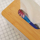 Wooden Cover Plastic Tissue Box Paper Holder Dispenser Organizer For Ho IFA