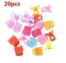 20X/Set Colorful Assorted Mini Small Plastic Hair Clips Claws Clamps New CA