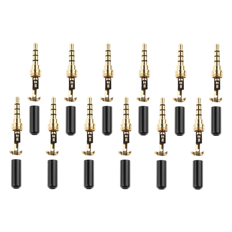 Universal 12x 3.5mm Male Jack Connector Cover For MP4 Earphone
