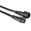 IP65 Waterproof 3Pin AC Cable 18AWG Wire LED Cable Connectors 3C