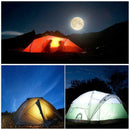 Battery Power Portable Camping Ceiling Fan + Lantern Tent LED Light Lamp Fan New