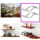 4pcs 10mm x 70mm Metal Hidden Concealed Invisible Shelf Support - 3 Inch Ha W7R1