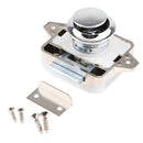 2pcs Cupboard Draw Push Button Door Lock Press Close Latch Catch Campervan