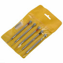 High quality screwdriver set 5 X 0.8-1.6mm flat blade head tip wrist watch