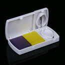 Pill Splitter Cutter Tool Medicine Storage Compartment Box Case Holder