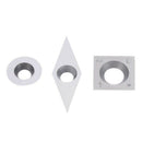 3Pcs Tungsten Carbide Inserts Cutter Set for Wood Turning Working Lathe Too I4J4