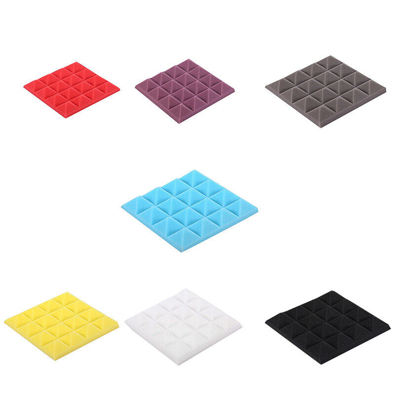 25X25X5Cm Soundproof Sponge,Acoustic Foam Panel Stop Absorption Studio Ktv