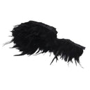 Approx. 33 Inches Handmade Rooster Feather Fringe Trim for Sewing Crafts De S3J5