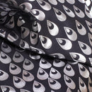 Salon Cape,Black with Peacock Feather Print Waterproof Hairdressing Hair Cutting