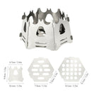 Portable Folding Lightweight Wood Burning Camping Stoves Camping Wood Stove