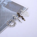 100Pcs Mix Style Leafs Flowers Connector Charms Pendant DIY Jewelry Making G Ew
