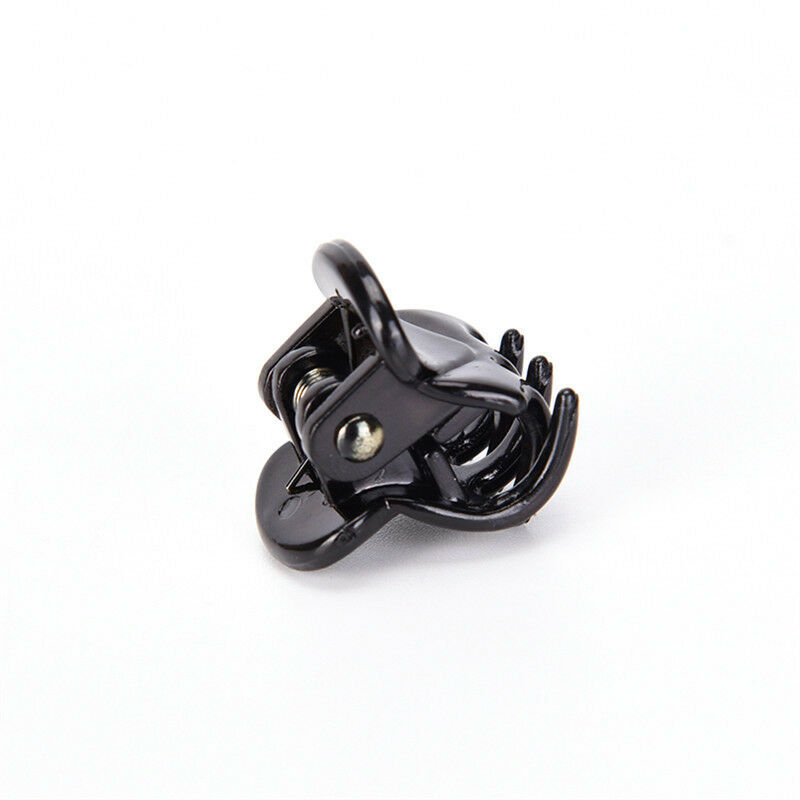 Fashion Women Girls 12pcs Black Plastic Mini Hairpin 6 Claws Hair Clip Clamp  Gn