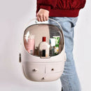 Clamshell 3 Drawer Dressing Table Rounded Makeup Holder Storage Box For Lip