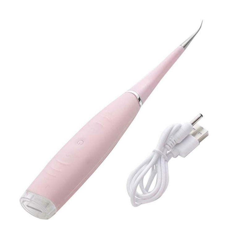 Electric Sonic Teeth Handpiece Dental Scaler Tooth Cleaner Portable Pink