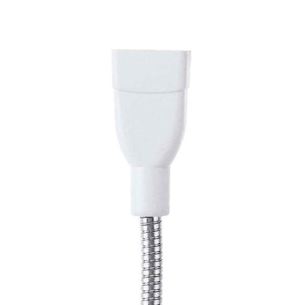 USB Male to Female Extension LED Light Adapter Cable Metal Flexible Tube