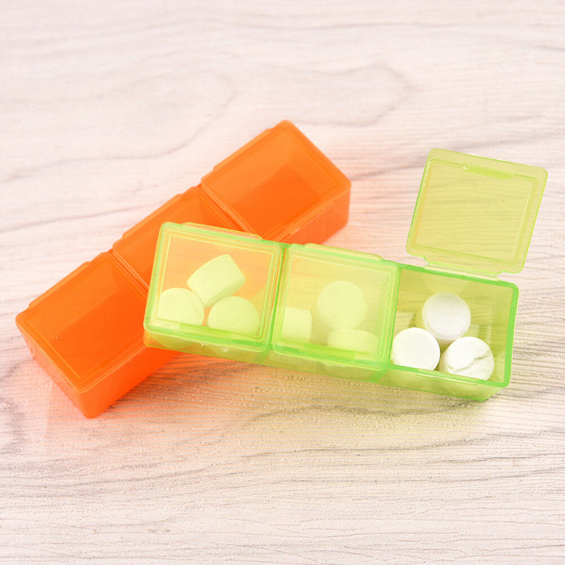 7 Day Tablet Pill Box Holder Weekly Medicine Storage Organizer Container Case Gw