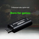 HDMI to USB Video Capture Card Dongle 1080P HD for Game/Video Live Streaming