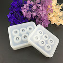 2pcs Sphere Ball Silicone Bead Molds with Holes Round Epoxy for Jewelry,Pol H6Z6