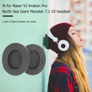 1 Pair Gel Gaming Headphone Ear Pads Cushions for Razer Kraken Pro 7.1 V2 A