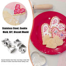 4pcs/set Stainless Steel Poker Card Shape Cookie Mold DIY Biscuit Mould
